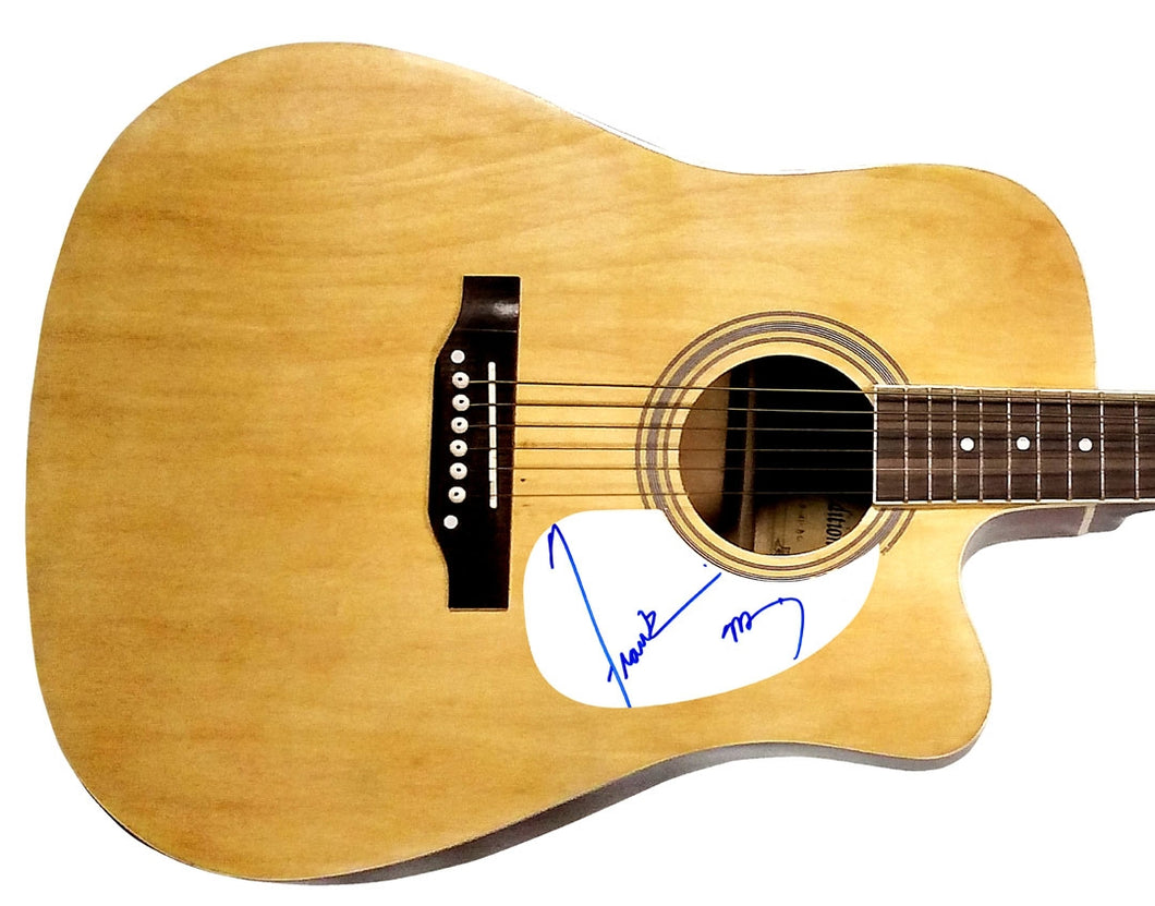 Frankie Muniz Autographed Signed Natural Acoustic Guitar 