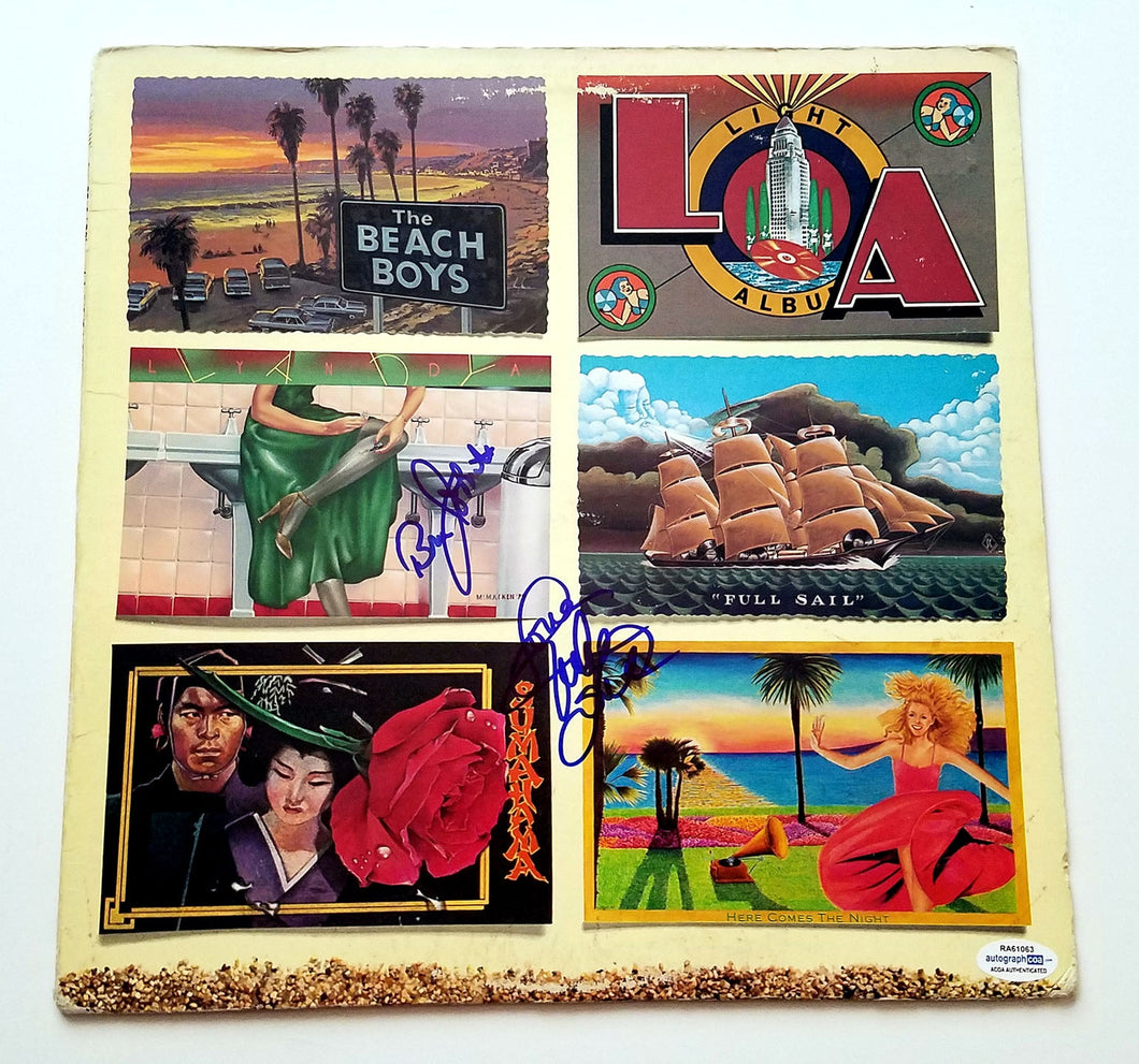 Beach Boys Autographed X2 Mike & Bruce Signed Album LP