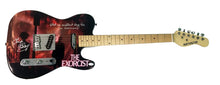 Load image into Gallery viewer, The Exorcist Linda Blair Autographed Signed Custom Photo Guitar ACOA Witness ITP
