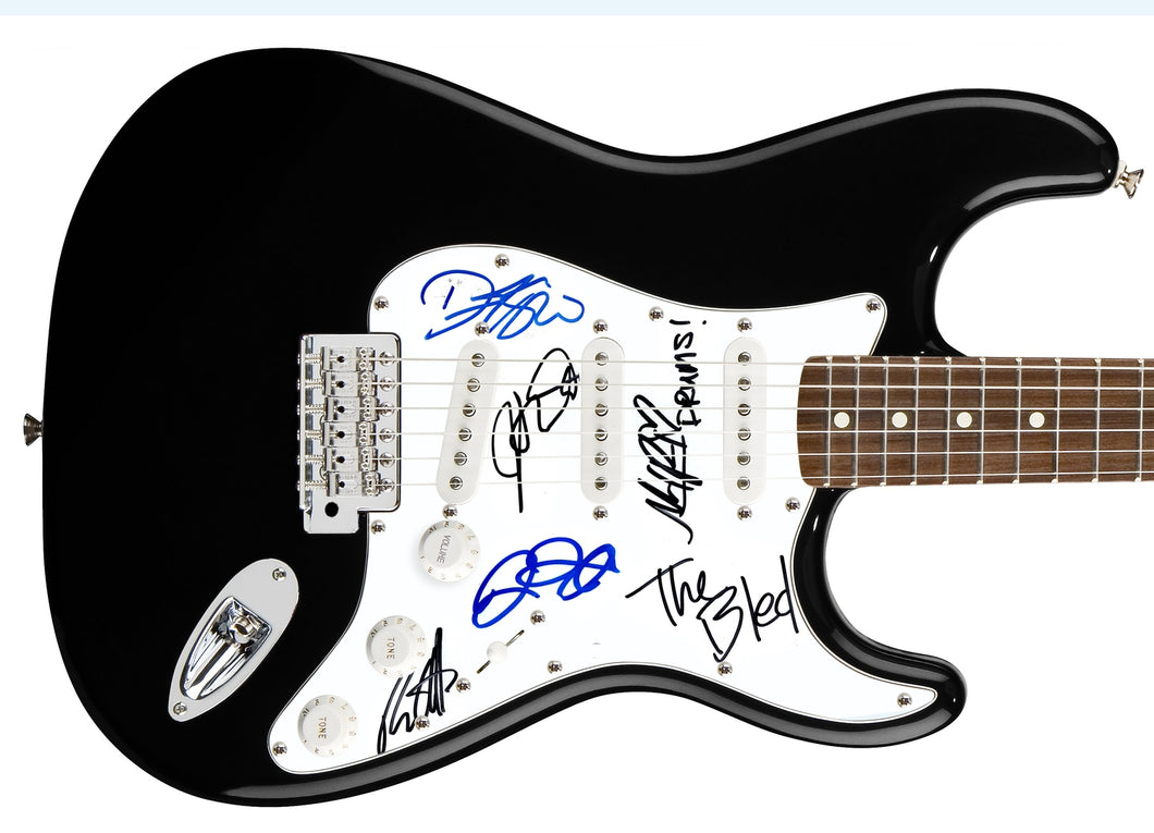 The Bled Autographed Signed Guitar