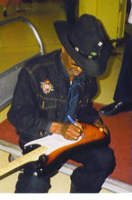 Load image into Gallery viewer, Clarence Gatemouth Brown Signed Autographed Guitar ACOA
