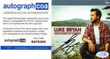 Load image into Gallery viewer, Luke Bryan Signed 11x14 Framed Display CD Cover Photo ACOA
