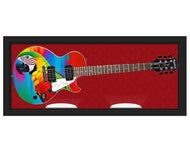 Jimmy Buffett Margaritaville Signed Custom Epiphone Guitar Custom Display