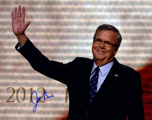 Jeb Bush Autographed Signed 11x14 Photo George W. Bush Brother
