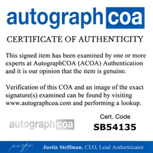 Load image into Gallery viewer, Aerosmith Steven Tyler Signed w Slash Framed 24x36 Canvas Photo Print ACOA
