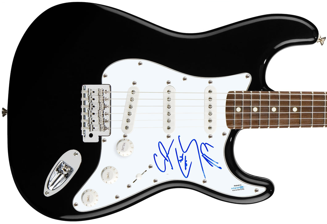 The Chainsmokers Autographed Signed Guitar