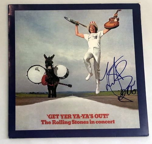 Rolling Stones Charlie Watts Autographed Get Yer Ya-Ya's Out LP Sleeve 2006