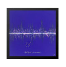 Load image into Gallery viewer, Eric Clapton Autographed Crossroads Soundwaves Artwork 24x24 Canvas ACOA
