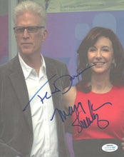 Load image into Gallery viewer, Ted Danson &amp; Mary Steenburgen Autographed Signed 8x10 Gulliver&#39;s Travel Cardstock Photo

