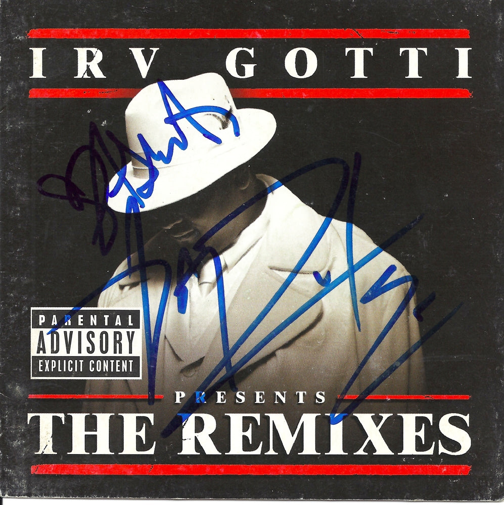 Irv Gotti Autographed Remixes CD Cover 