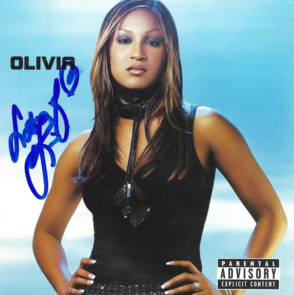 Olivia Autographed Signed Nameless CD Cover