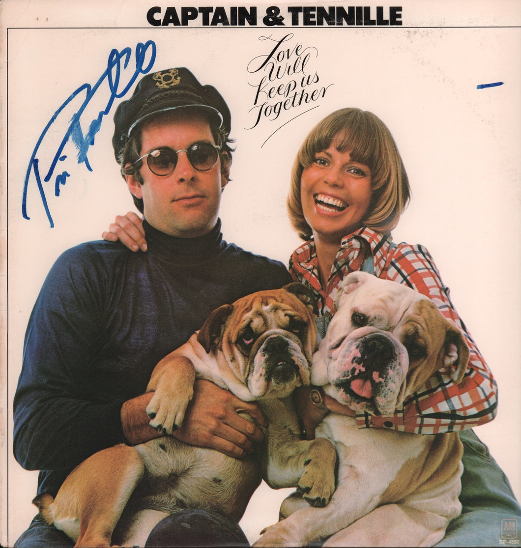 Toni Tennille Captain & Tennille Autographed Album Cover
