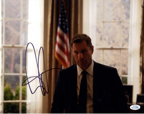 Aaron Eckhart Autographed 11x14 Photo Olympus Has Fallen President Asher