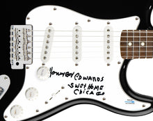 Load image into Gallery viewer, David Honeyboy Edwards Signed Autographed Guitar ACOA
