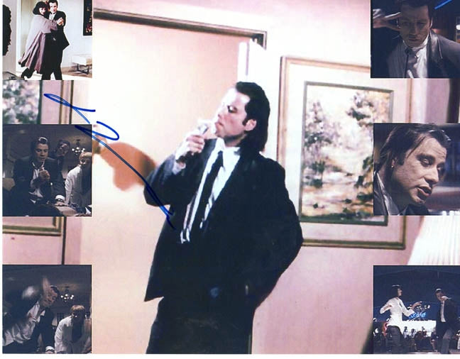 John Travolta Autographed 8x10 Signed Pulp Fiction Photo RD 