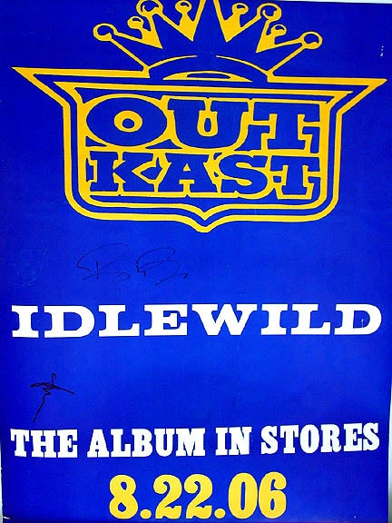 Outkast Autographed Signed Original 2006 Poster Andre 3000 Big Boi