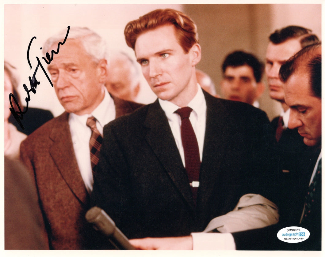 Ralph Fiennes Autographed Signed 8x10 Young Handsome Photo