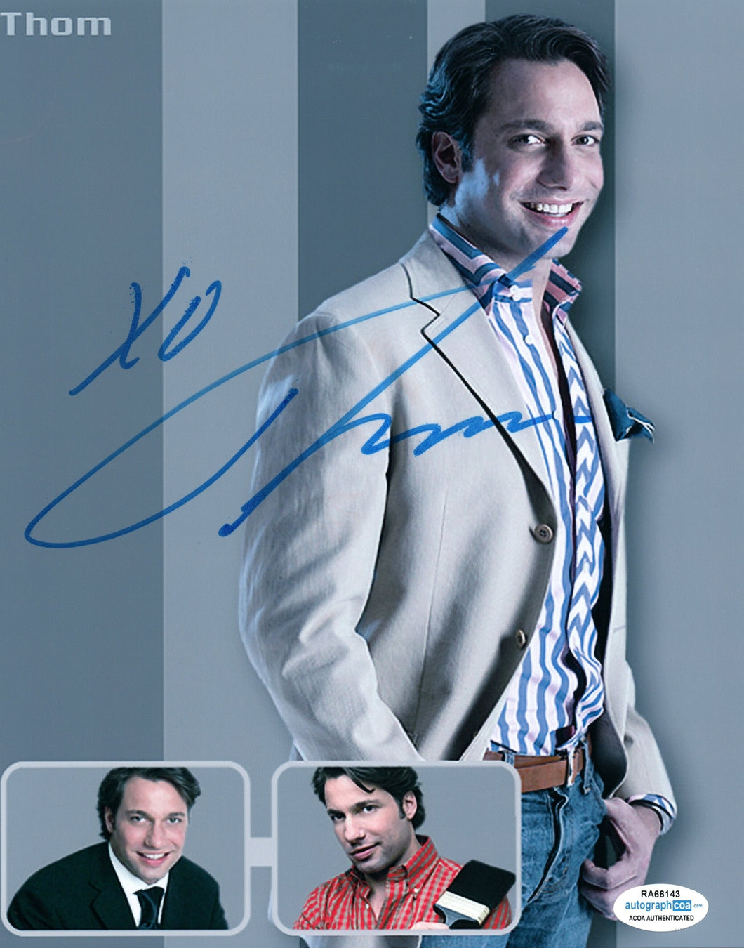 Queer Eye Thom Filicia Autographed Signed 8x10 Photo