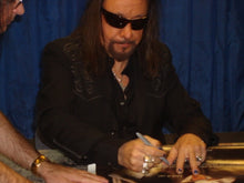 Load image into Gallery viewer, KISS Ace Frehley Signed Custom Graphics Photo Guitar ACOA
