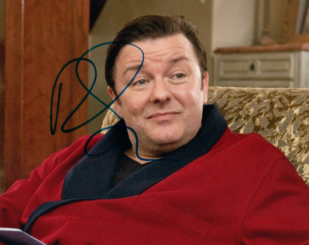 Ricky Gervais Autographed Signed 8x10 Photo The Office
