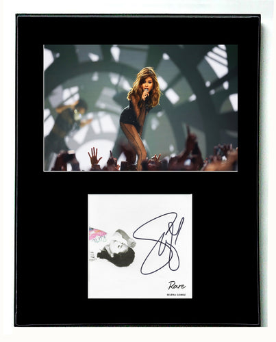 Selena Gomez Autographed Signed RARE Cd Album Matted Photo Display