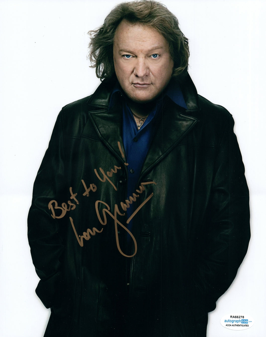 Foreigner Lou Gramm Autographed Signed 8x10 Photo