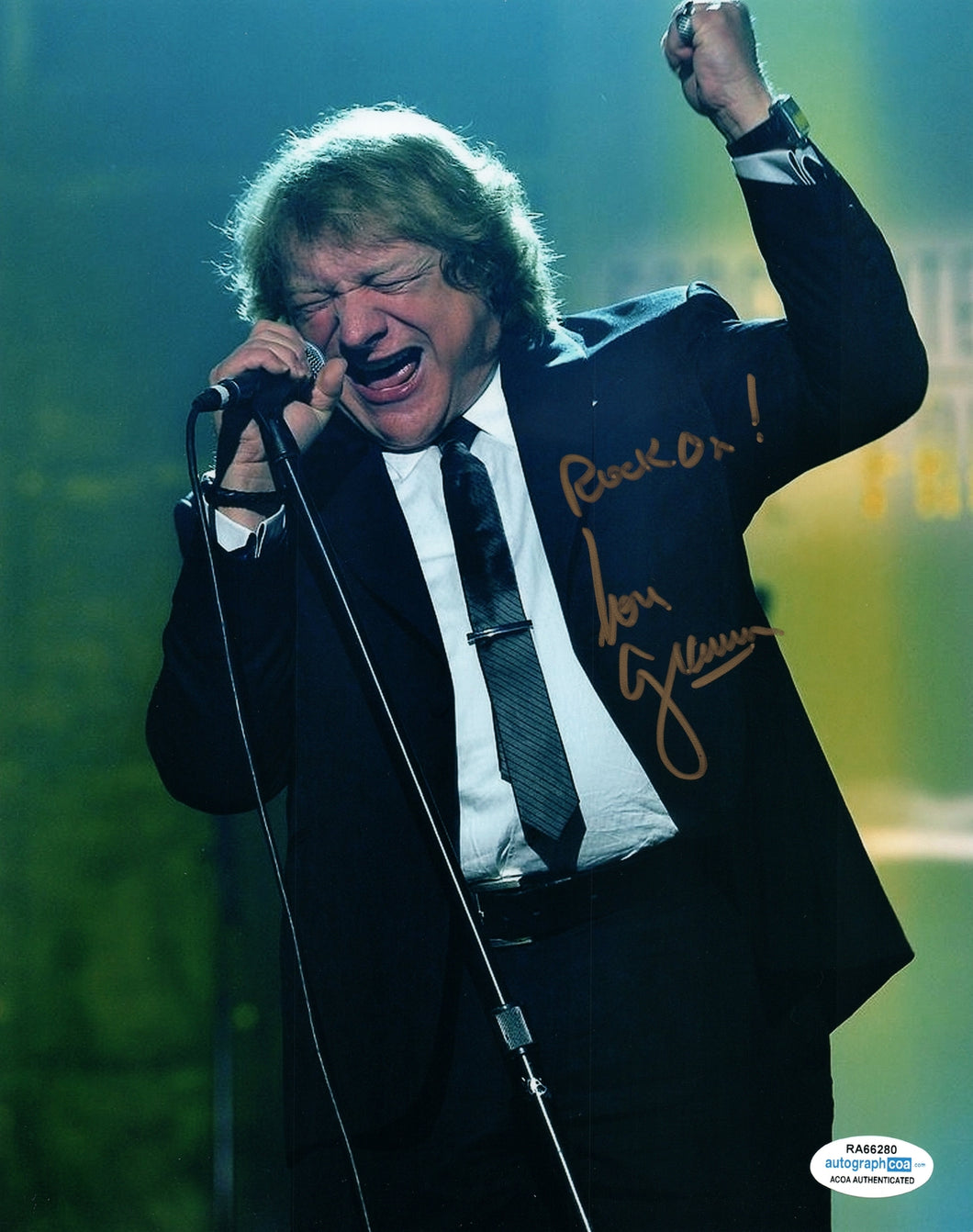 Foreigner Lou Gramm Autographed Signed 8x10 Photo