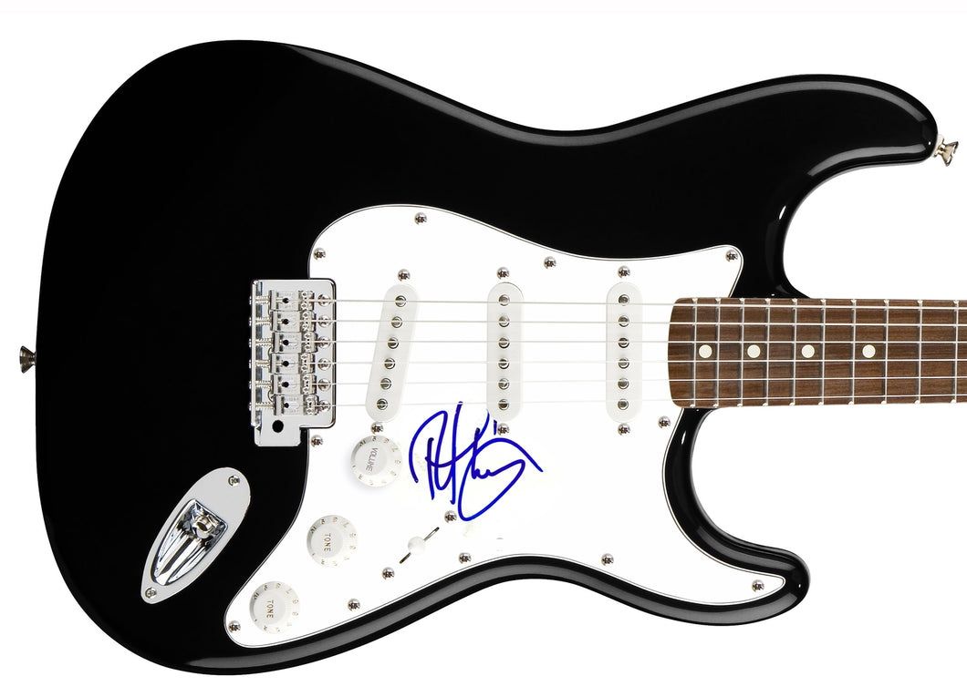 The Six Robert Harvey Autographed Signed Guitar