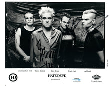 Load image into Gallery viewer, Hate Dept. Autographed Signed 8x10 Photo Punk Band

