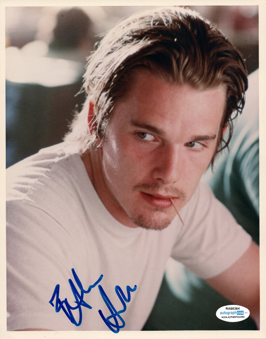 Ethan Hawke Autographed Signed 8x10 Photo Vintage Young