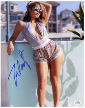 Load image into Gallery viewer, Tricia Helfer Autographed Signed 11x14 Photo Hot Sexy Legs Booty Shorts
