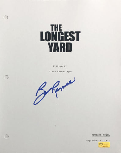 Burt Reynolds Autographed The Longest Yard Script