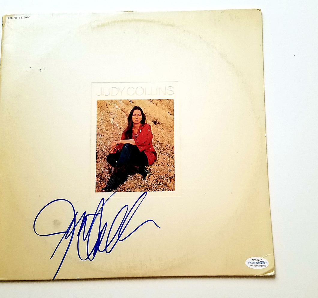 Judy Collins Autographed Signed Album Cover LP