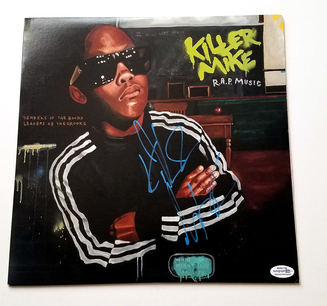 Killer Mike Signed Autographed R.A.P. Music Album Cover LP