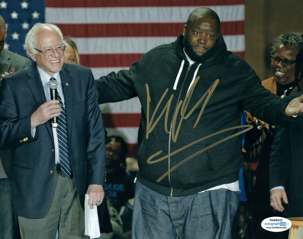Killer Mike Autographed Signed 8x10 Photo with Bernie Sanders