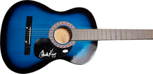 Load image into Gallery viewer, Carole King Autographed Signed Blueburst Zeny Acoustic Guitar ACOA
