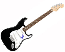 Load image into Gallery viewer, Michael Lardie Signed Guitar Great White Night Ranger ACOA
