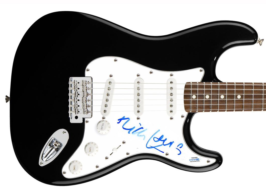 Nick Lowe Autographed Signed Guitar