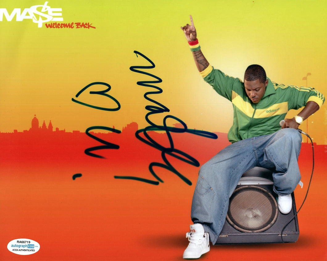 Mase Ma$e Autograph Signed 8x10 Photo Rapper Bad Boy Records P. Diddy Artist