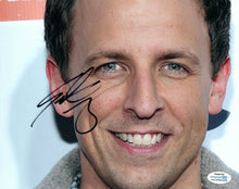 Load image into Gallery viewer, Seth Meyers Autographed Signed 8x10 Photo SNL Saturday Night Live Late Night
