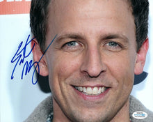 Load image into Gallery viewer, Seth Meyers Autographed Signed 8x10 Photo SNL Saturday Night Live Late Night
