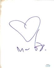 Load image into Gallery viewer, Moby Autographed Heart Sketch Signed 8x10 Heart Photo

