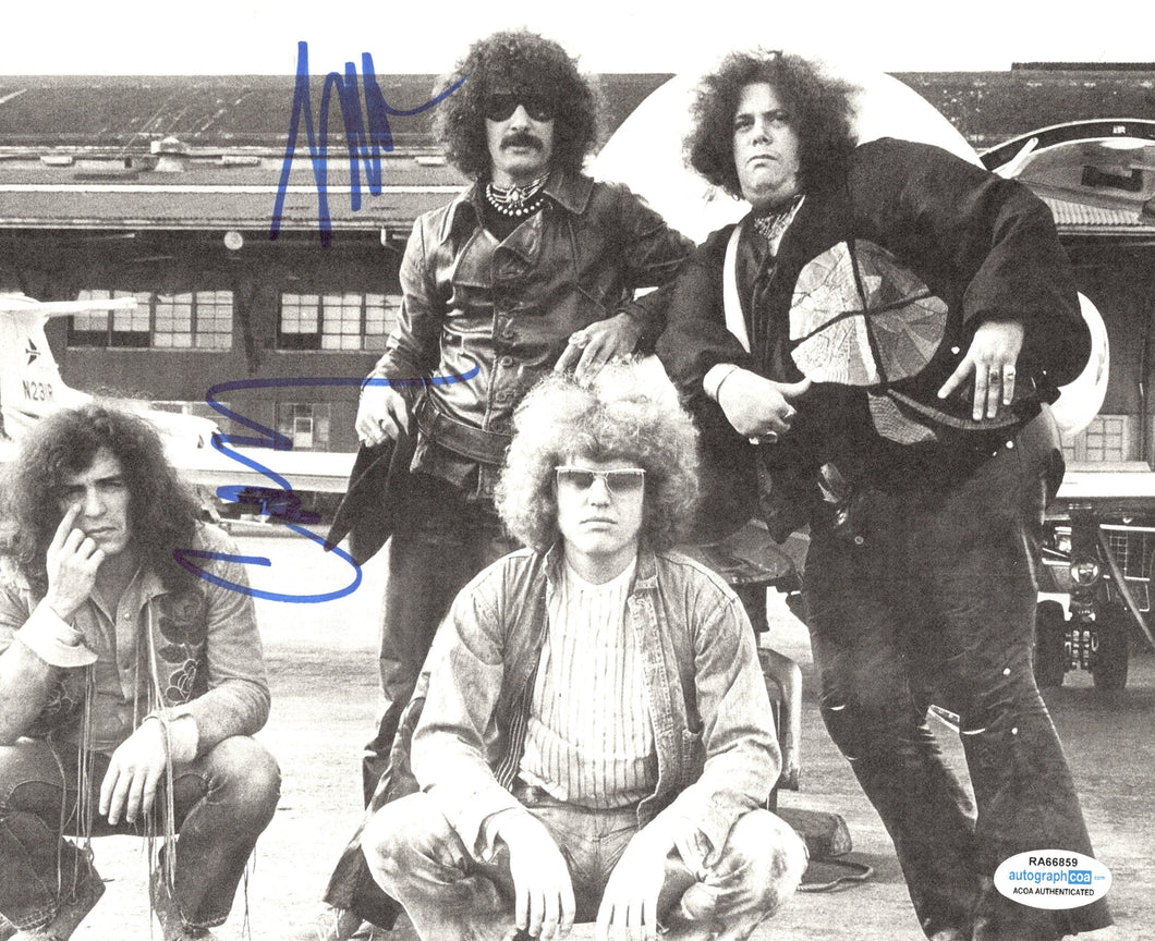 Mountain Autographed Signed 8x10 b/w Band Photo