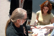 Load image into Gallery viewer, Willie Nelson Signed Custom Graphics 1/1 Acoustic Guitar ACOA
