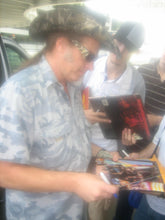 Load image into Gallery viewer, Ted Nugent Live Concert Autographed Custom Graphics Gibson Epiphone Guitar ACOA
