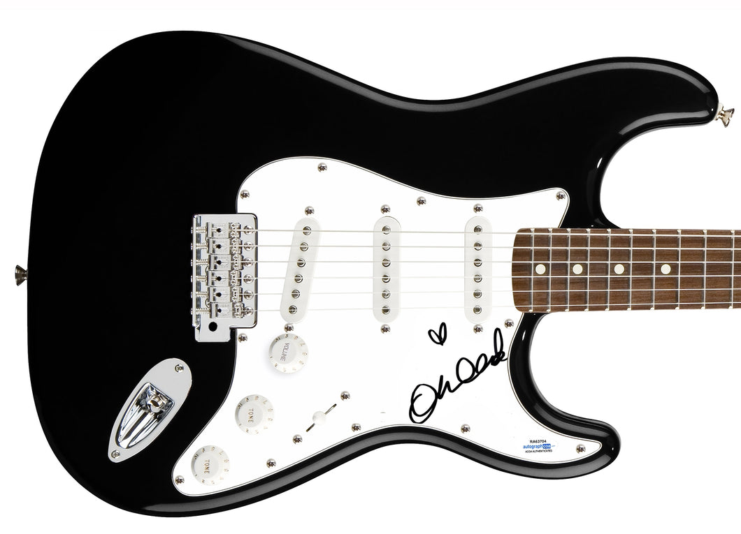Oh Land Autographed Signed Guitar