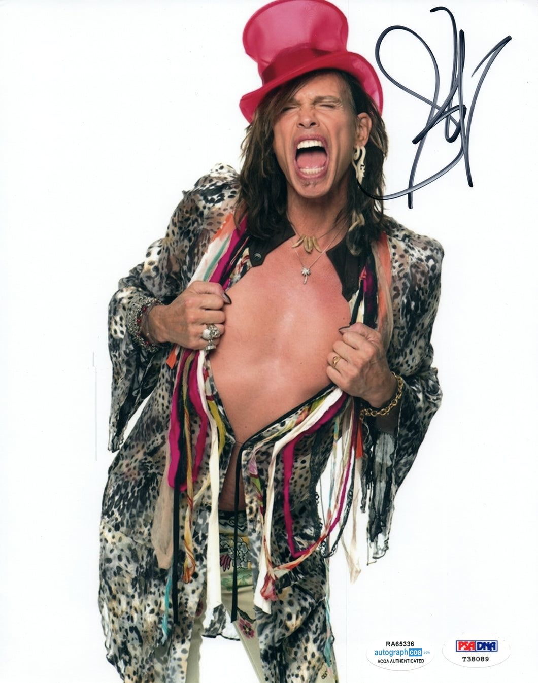 Steven Tyler Autographed Signed 8x10 Photo