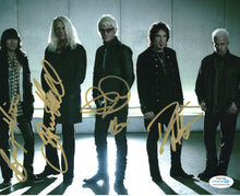 Load image into Gallery viewer, REO Speedwagon Autographed Signed 8x10 Gold Band Photo
