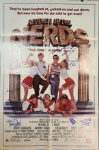 Load image into Gallery viewer, Revenge Of The Nerds Cast Signed Original Full Sized Movie Poster Exact Proof
