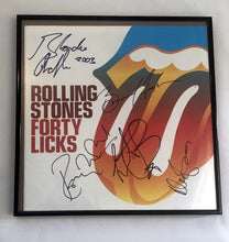 Load image into Gallery viewer, Rolling Stones Autographed 2003 40 Licks Framed Booklet Album Tour Book

